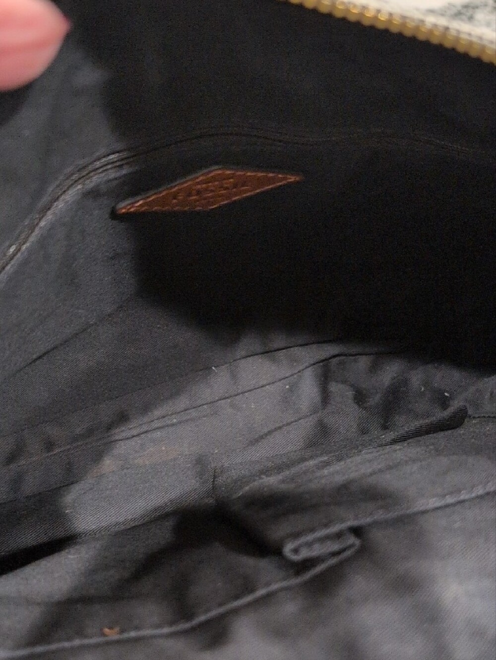 Fossil Denim Stripe Crossbody Bag - Picture 6 of 8